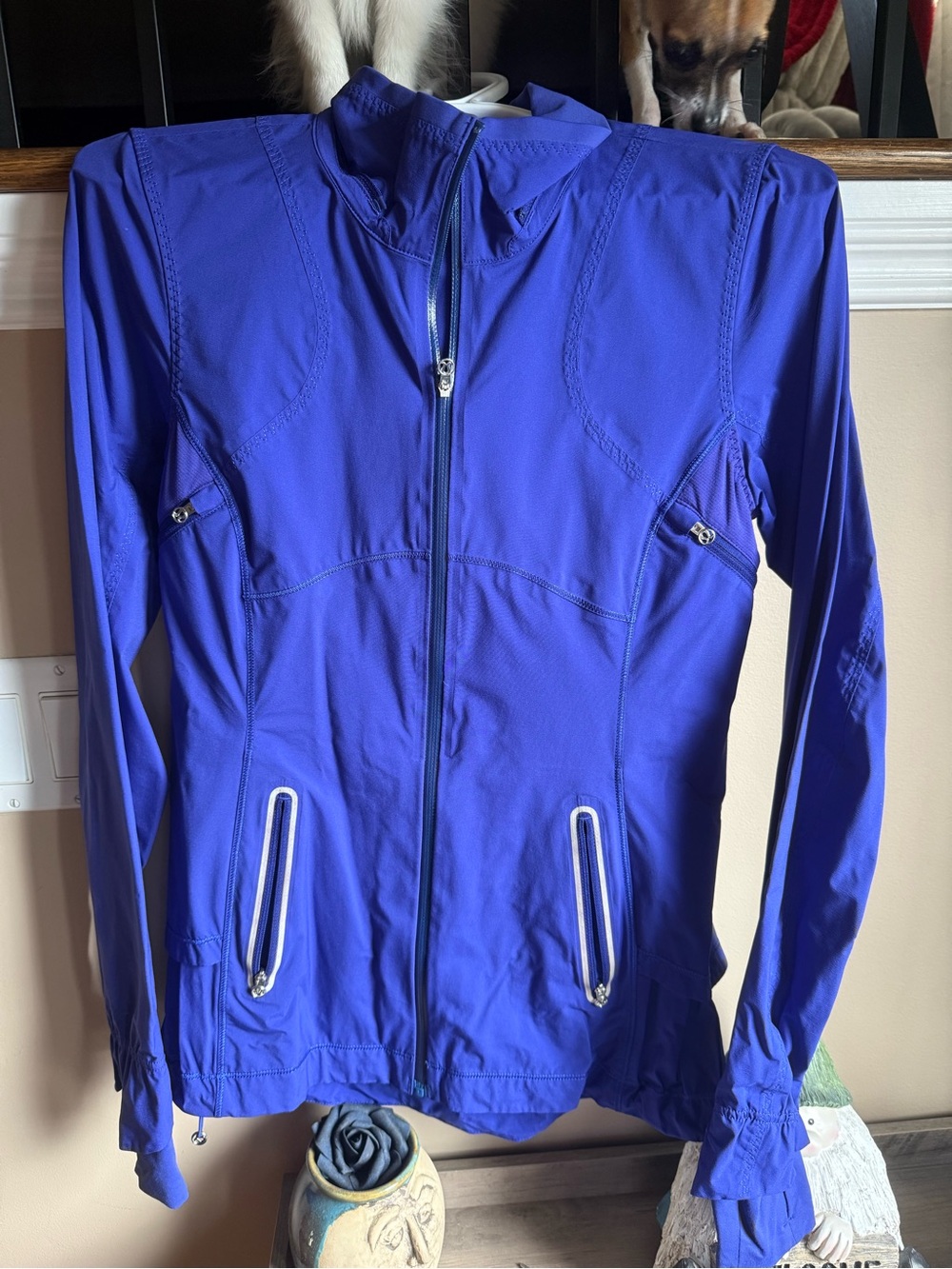 Lululemon RARE Puddle Jumper Women's Zip-Up Utility Jacket in Royal Blue